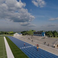 Wester Reserve Stadium Upgrade 3D Rendering