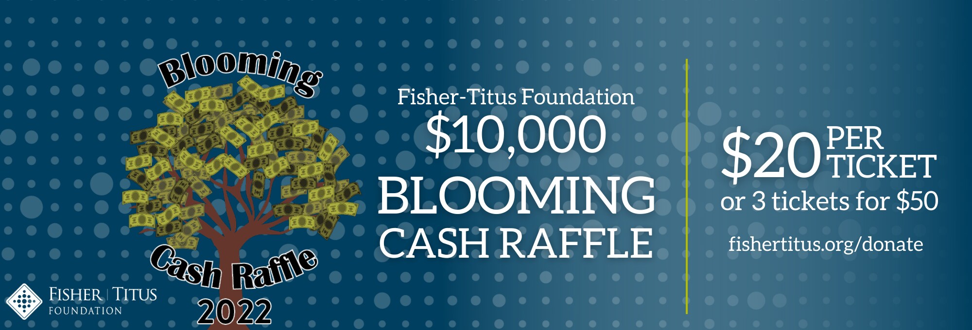 Blooming Cash Raffle Banner